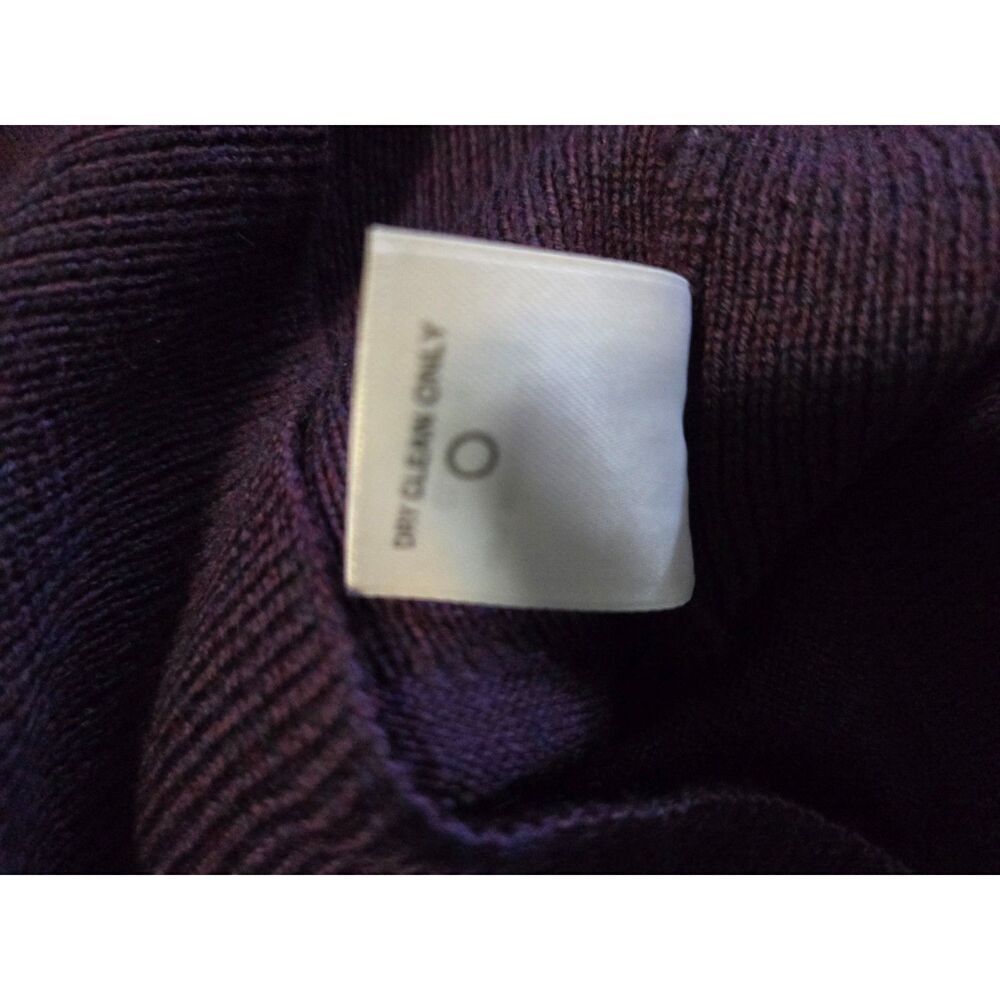 Classiques Entier Women's Purple Merino Wool Long Sleeve Sweater Size Small - Picture 3 of 7